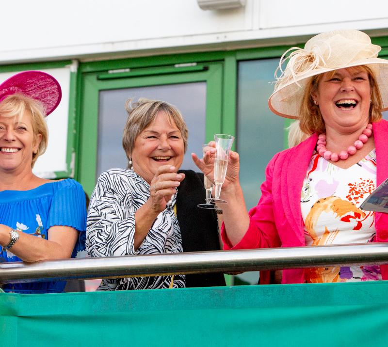 A group of Ladies enjoying a glass of Champagne