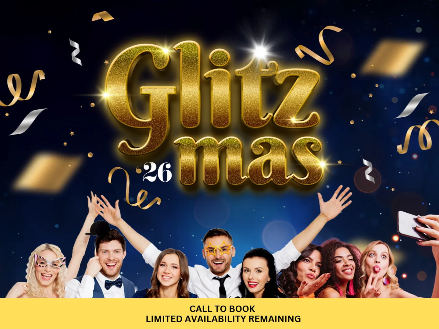 shared christmas party nights at great yarmouth racecourse 2026 artwork