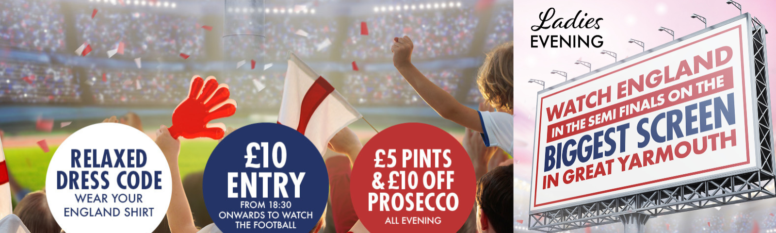 world cup semi final biggest screen great yarmouth football live
