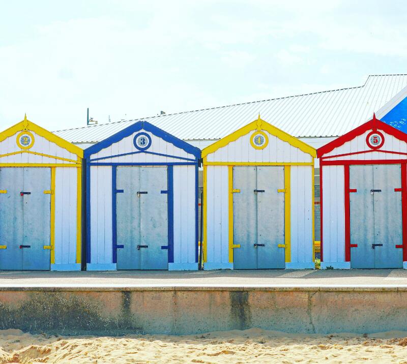 Beach huts at Great Yarmouth