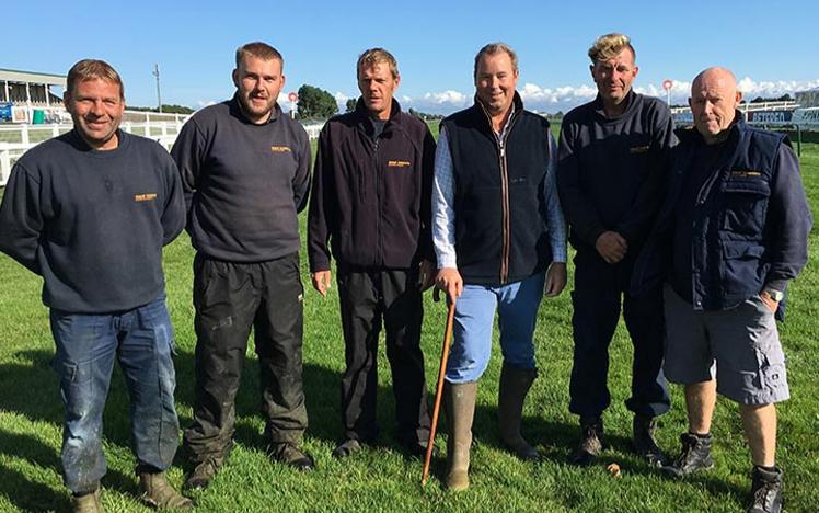 The Groundstaff team at Great Yarmouth